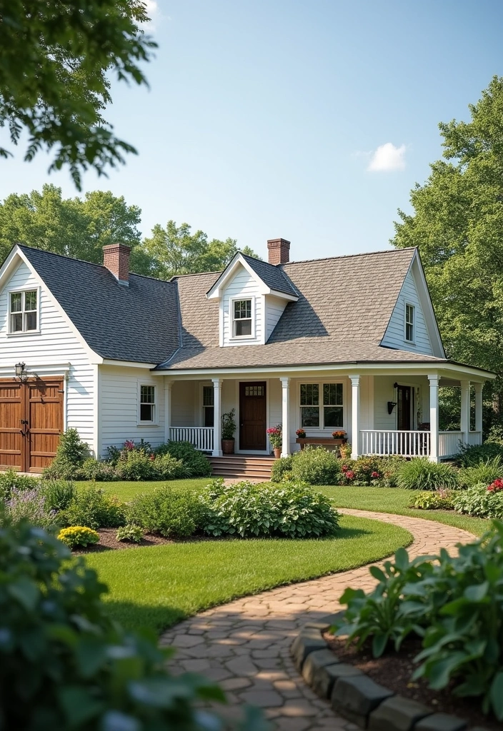 24 Beautiful California Ranch House Designs - 8. Farmhouse-Inspired Ranch