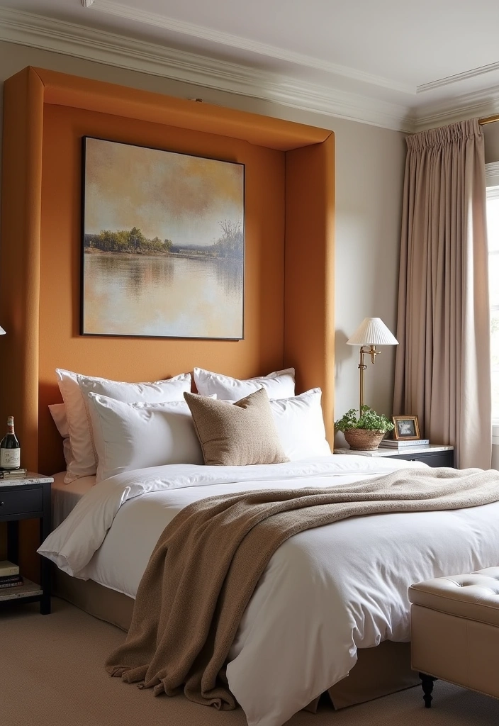 24 Bedroom Ideas for Best Sleep Experience - 13. Statement Headboards