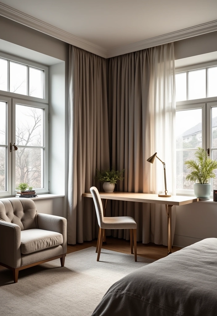 24 Bedroom Ideas for Best Sleep Experience - 14. Multi-Purpose Spaces