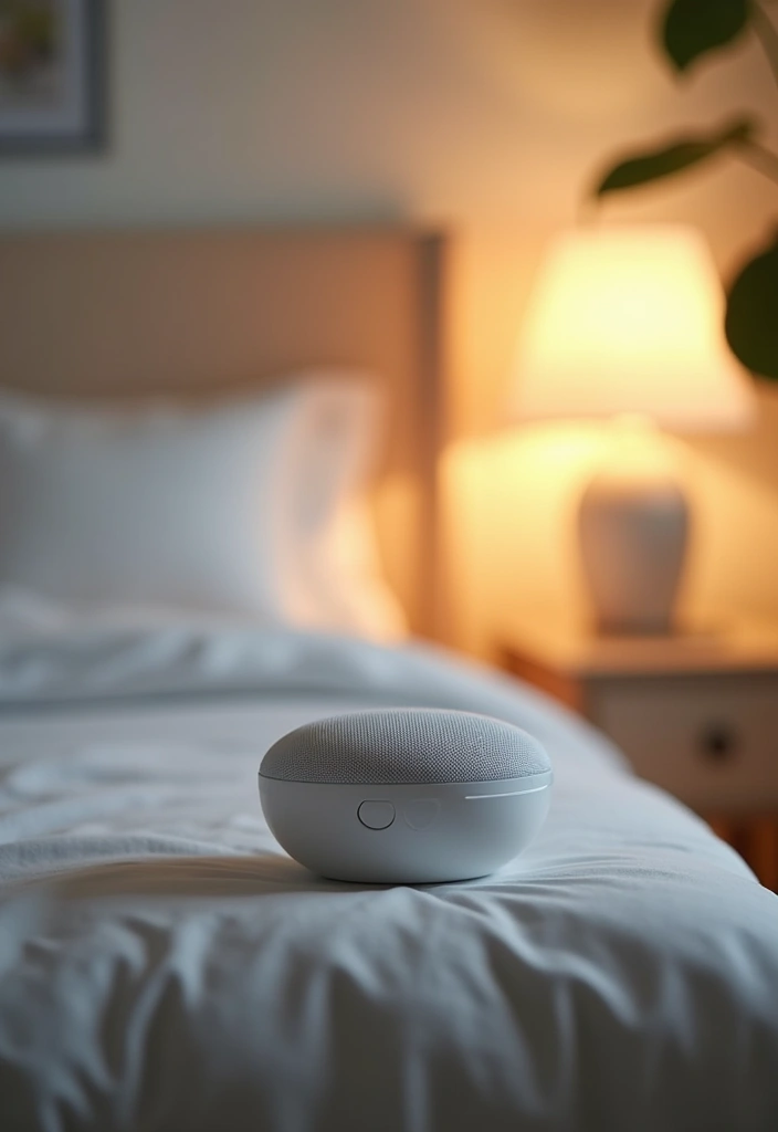 24 Bedroom Ideas for Best Sleep Experience - 21. Relaxing Soundscapes