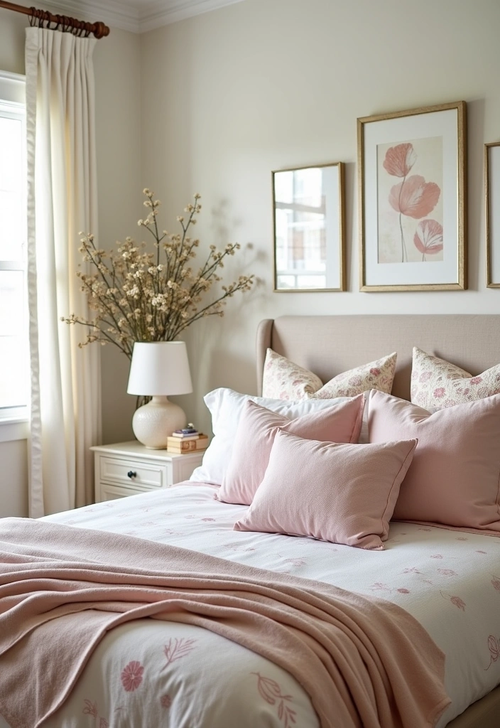 24 Bedroom Ideas for Best Sleep Experience - 23. Seasonal Decor