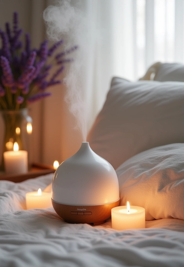 24 Bedroom Ideas for Best Sleep Experience - 8. Aromatherapy Elements