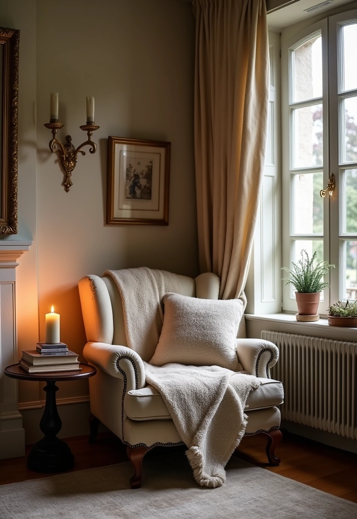 24 French Living Room Decor Ideas - 13. Cozy Nooks