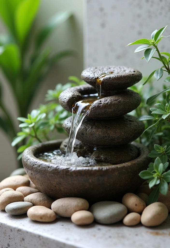 24 Japanese Bathroom Design Ideas: Creating Serene Spaces - 15. Water Features