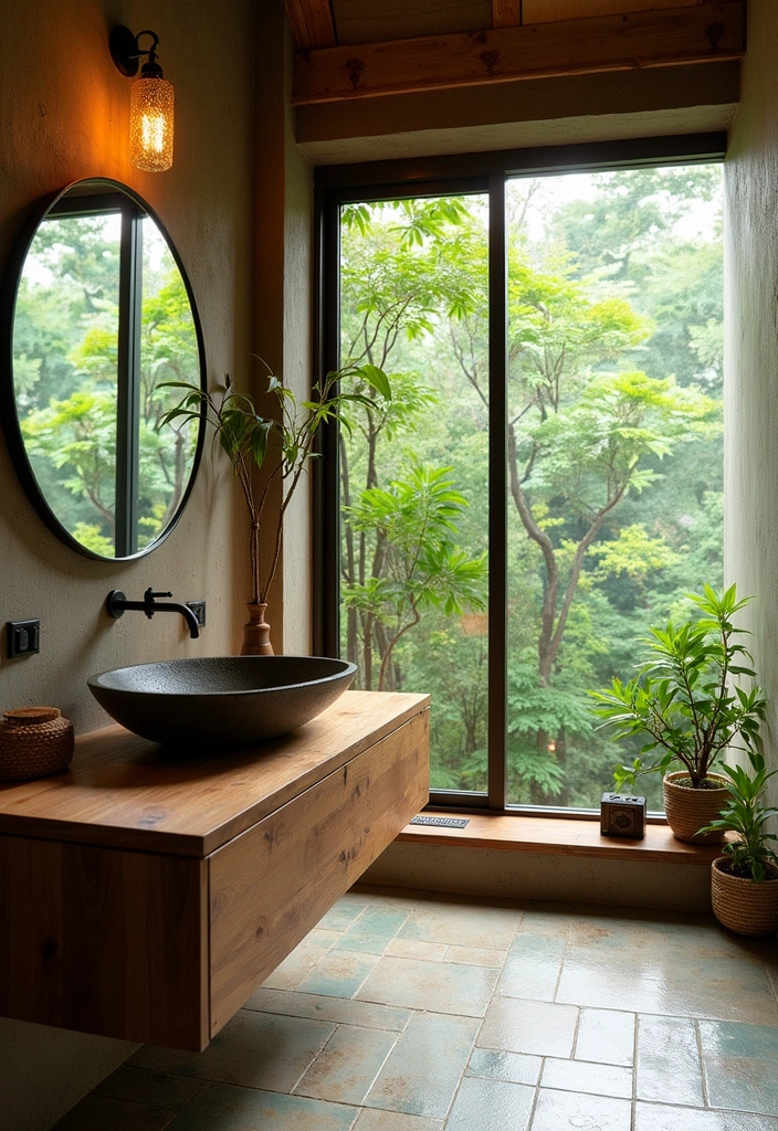 24 Japanese Bathroom Design Ideas: Creating Serene Spaces - 3. Natural Materials