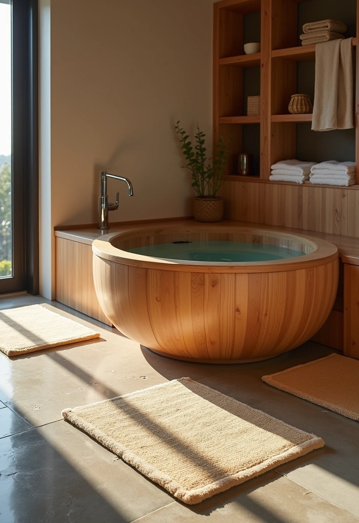 24 Japanese Bathroom Design Ideas: Creating Serene Spaces - 6. Tatami Mats