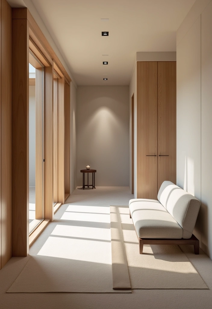 24 Japanese Hallway Designs Ideas - 11. Futuristic Japanese Elements