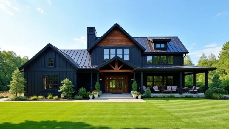 25 Contemporary Black Farmhouse Exteriors Ideas