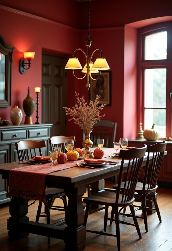 25 English Countryside Colors Ideas for Home Decor - 20. Cranberry Red