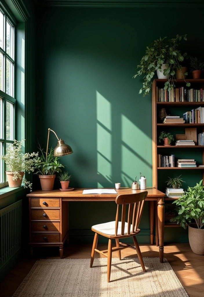 25 English Countryside Colors Ideas for Home Decor - 8. Deep Forest Green