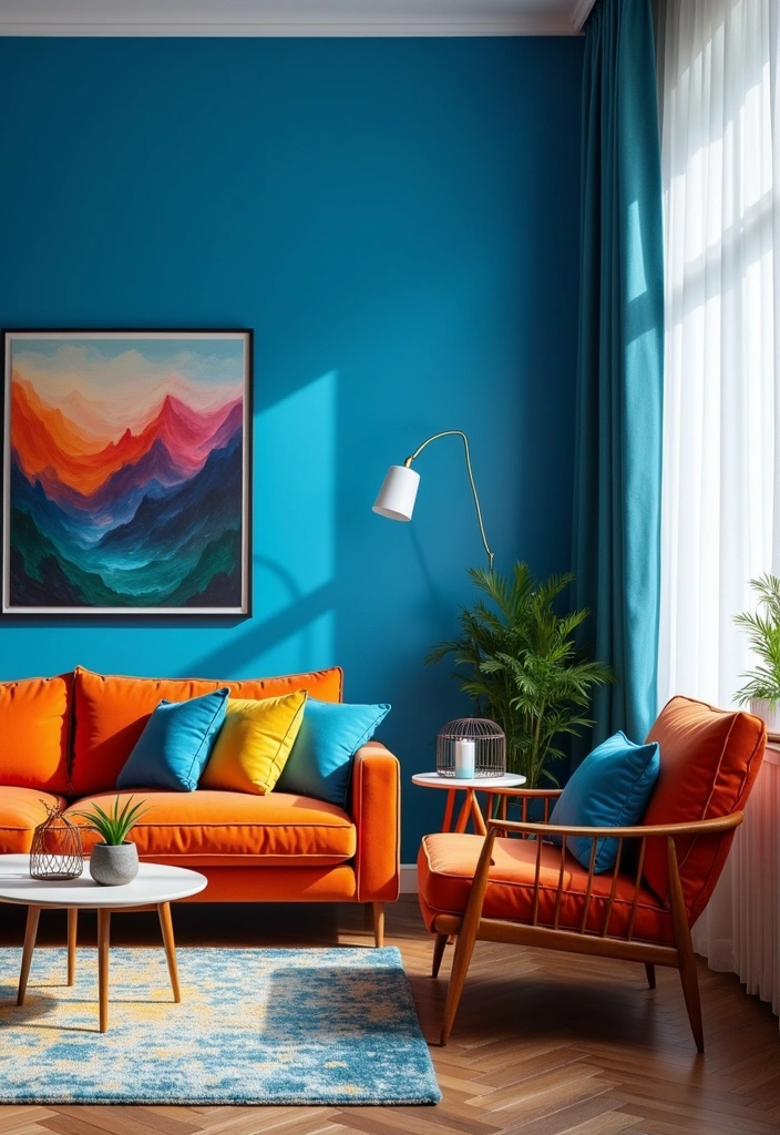 25 Home Interior Decor Ideas to Transform Your Space - 10. Experiment with Color Blocking