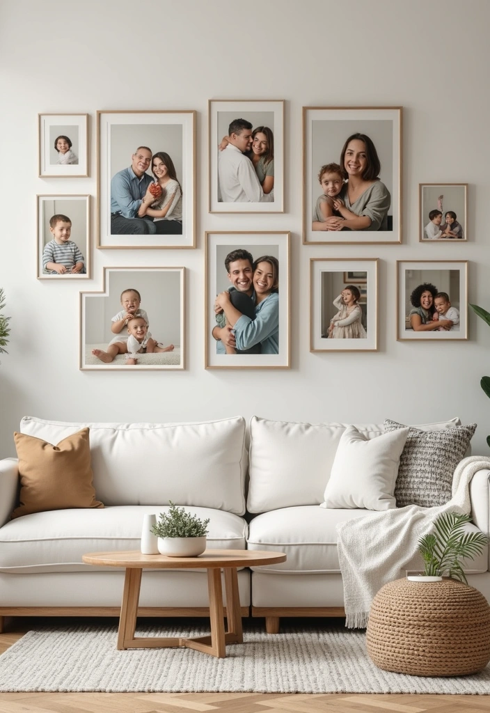 25 Home Interior Decor Ideas to Transform Your Space - 15. Personalize with Family Photos