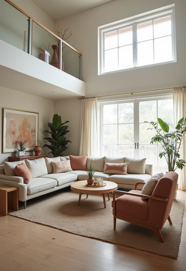 25 Modern Boho Living Room Ideas - 16. Open Layout