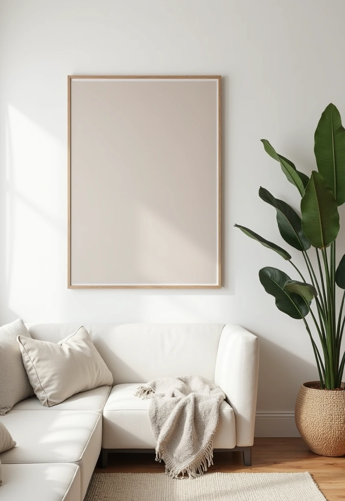 25 Modern Boho Living Room Ideas - 19. Minimalist Approach