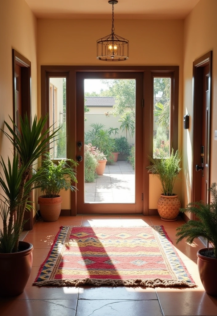 25 Moroccan Hallway Decor Ideas - 11. Beautiful Entry Mats