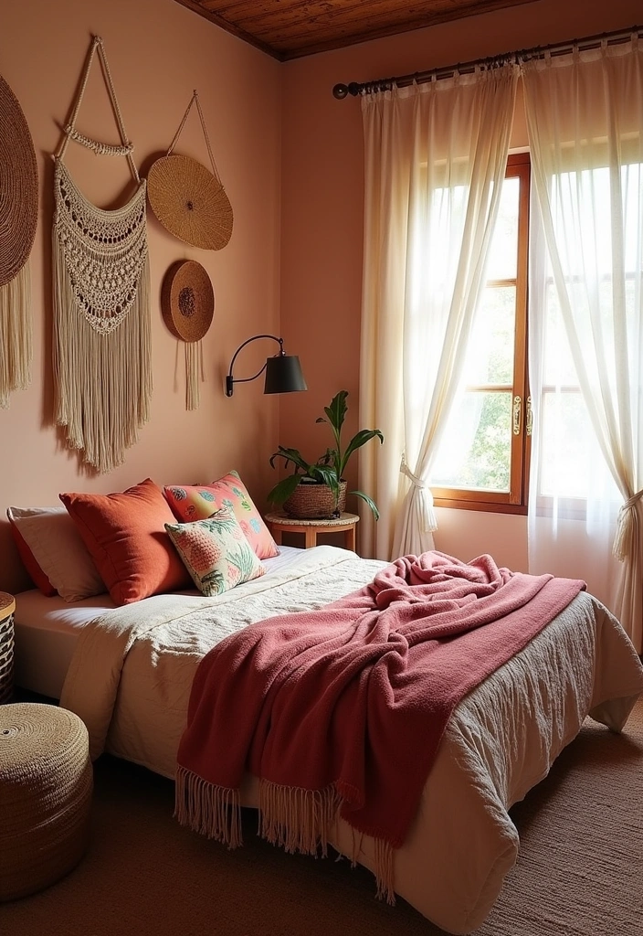 26 Beautiful Moroccan Bedroom Ideas - 11. Bohemian Accents