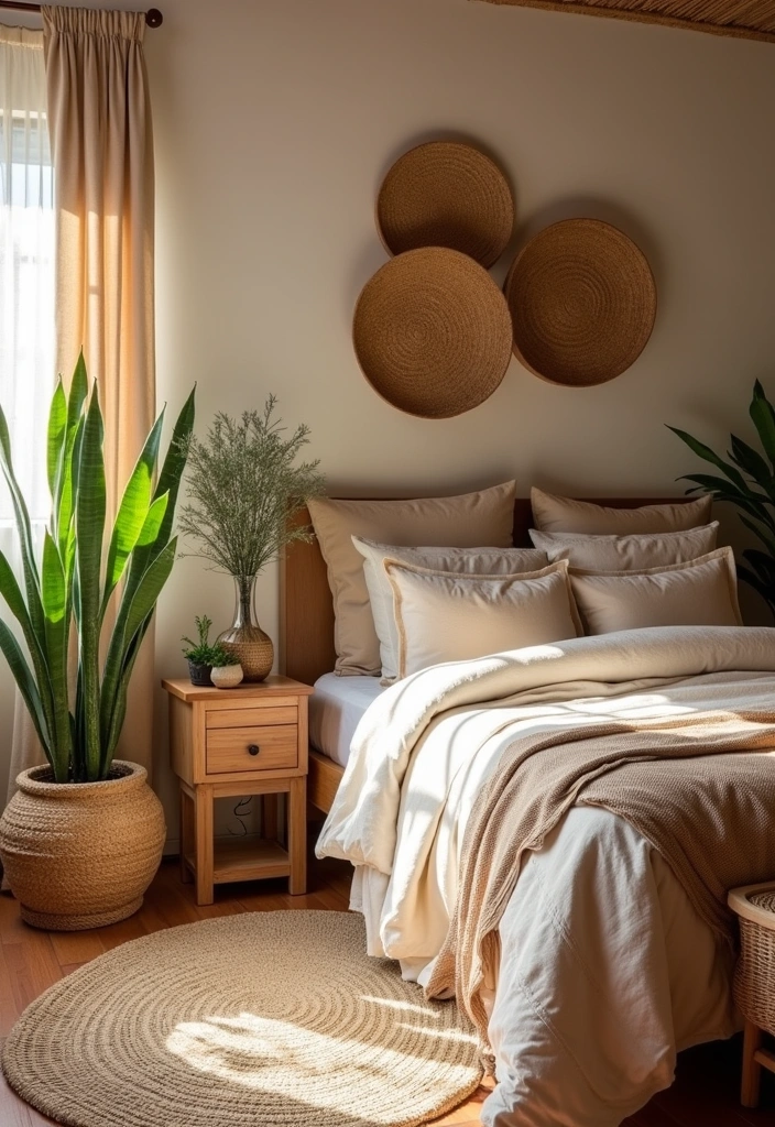 26 Beautiful Moroccan Bedroom Ideas - 12. Natural Elements