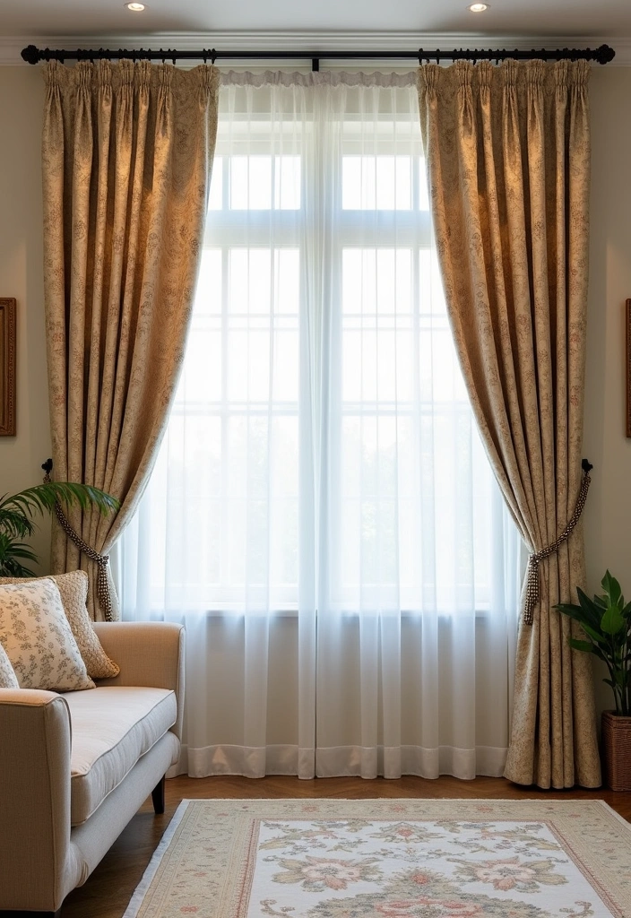 26 Curtain Trends to Enhance Living Room Decor Ideas - 13. Custom-Made Designs