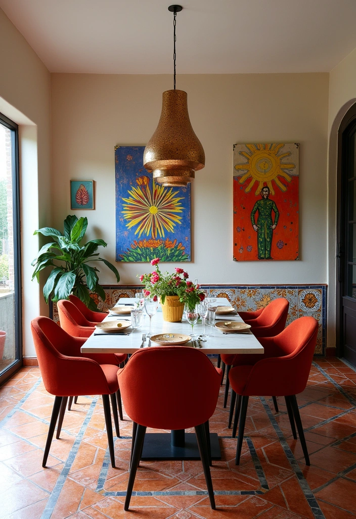 26 Ibiza Inspired Spanish Dining Room Ideas - 11. Modern Spanish Fusion