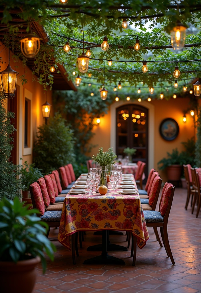 26 Ibiza Inspired Spanish Dining Room Ideas - 14. Outdoor Dining Bliss