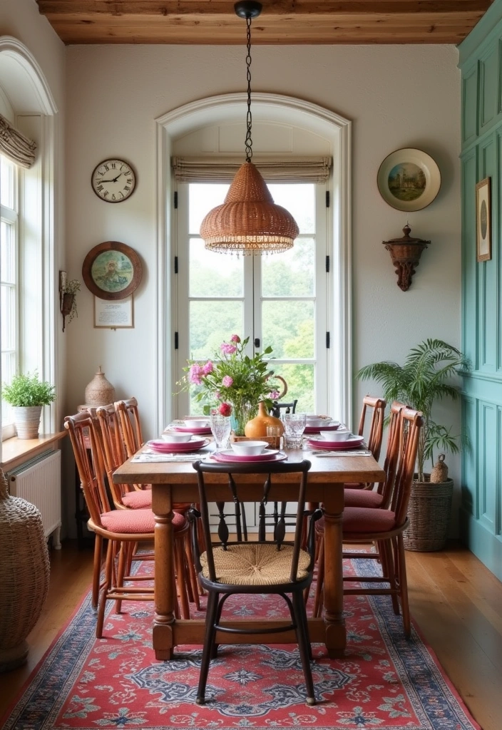 26 Ibiza Inspired Spanish Dining Room Ideas - 16. Rustic Whitewashed Walls