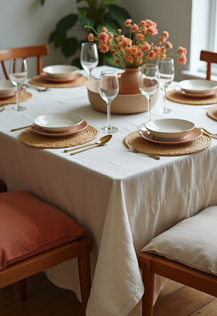 26 Ibiza Inspired Spanish Dining Room Ideas - 17. Textured Fabrics