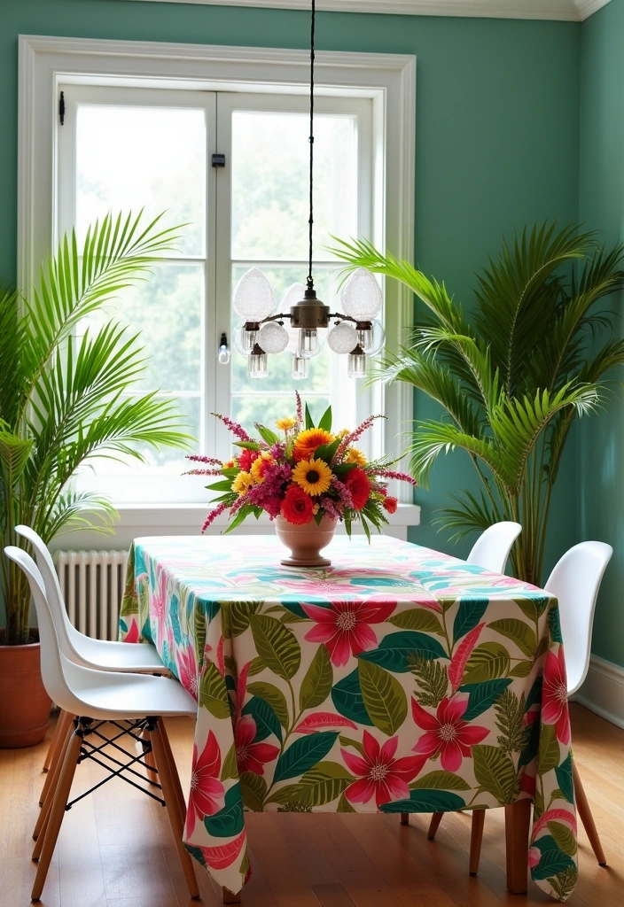 26 Ibiza Inspired Spanish Dining Room Ideas - 2. Tropical Paradise