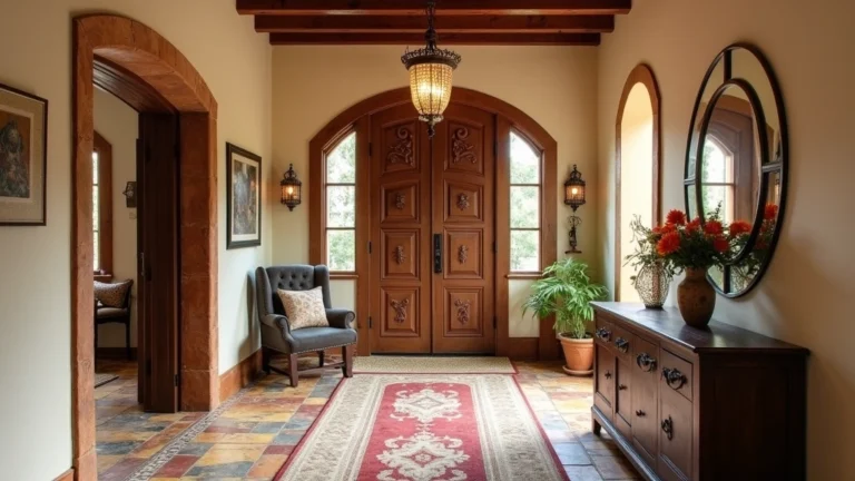 26 Modern Colonial Spanish Entryway Designs