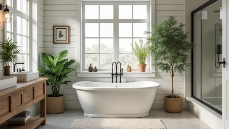 26 Modern Farmhouse Bathroom Ideas