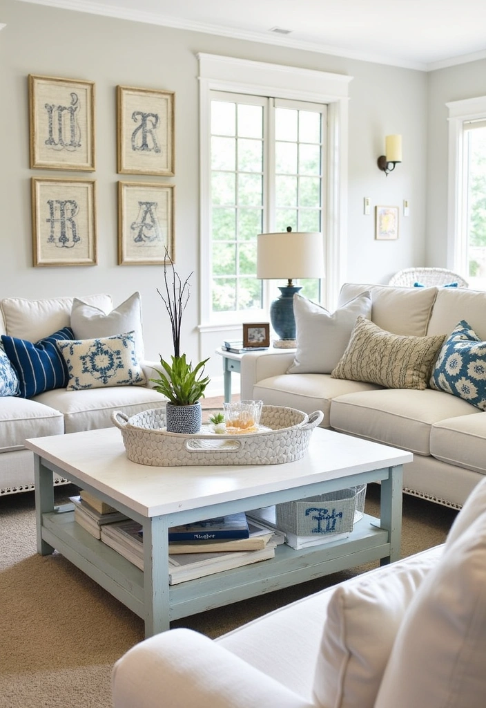 27 Charming Hamptons Style Beach Cottage Ideas - 13. Functional Coastal Decor