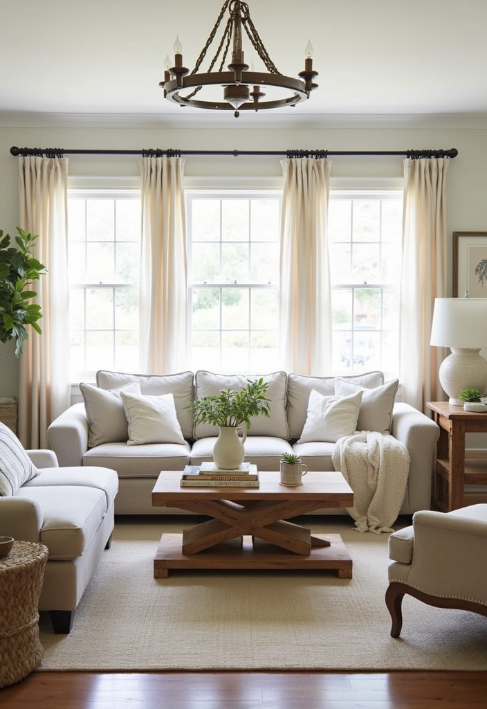 27 Charming Hamptons Style Beach Cottage Ideas - 8. Farmhouse Charm with a Coastal Twist