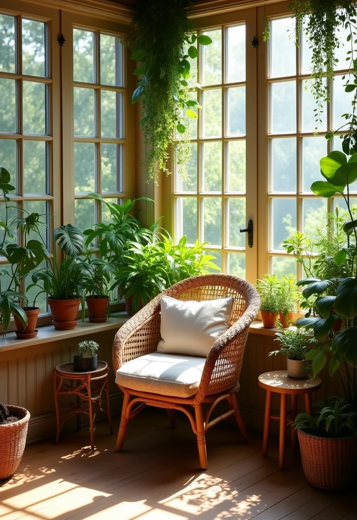 27 Cozy Reading Nook Ideas to Transform Your Home - 3. Nature's Embrace