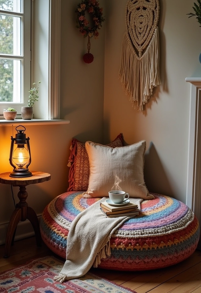 27 Cozy Reading Nook Ideas to Transform Your Home - 5. Boho Chic