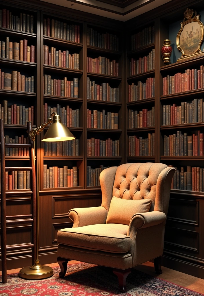 27 Cozy Reading Nook Ideas to Transform Your Home - 8. The Library Look