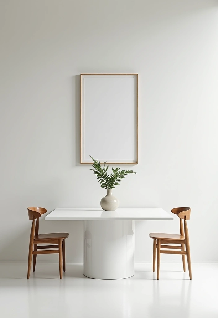 27 Dining Room Inspiration Ideas - 2. Minimalist Elegance