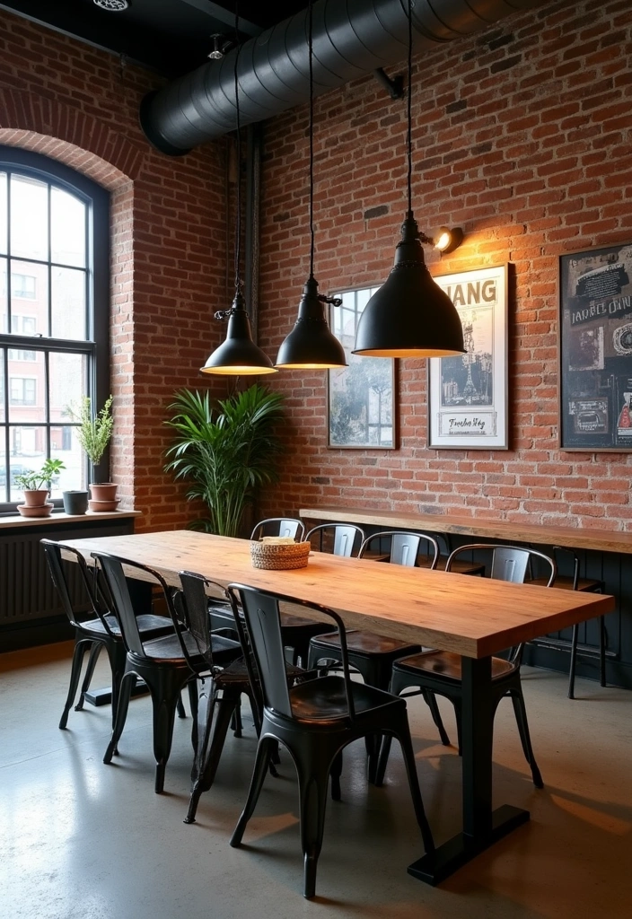 27 Dining Room Inspiration Ideas - 6. Industrial Edge