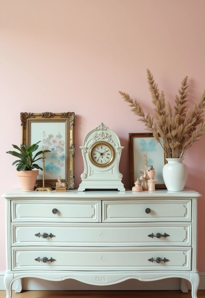 27 French Parisian Bedroom Decor Ideas - 17. Vintage Accessories