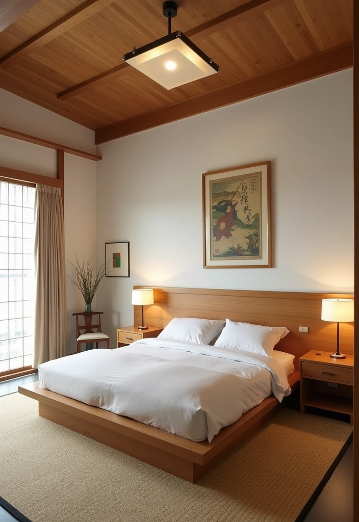 27 Japanese Bedroom Design Ideas - 21. Blending Tradition and Modernity