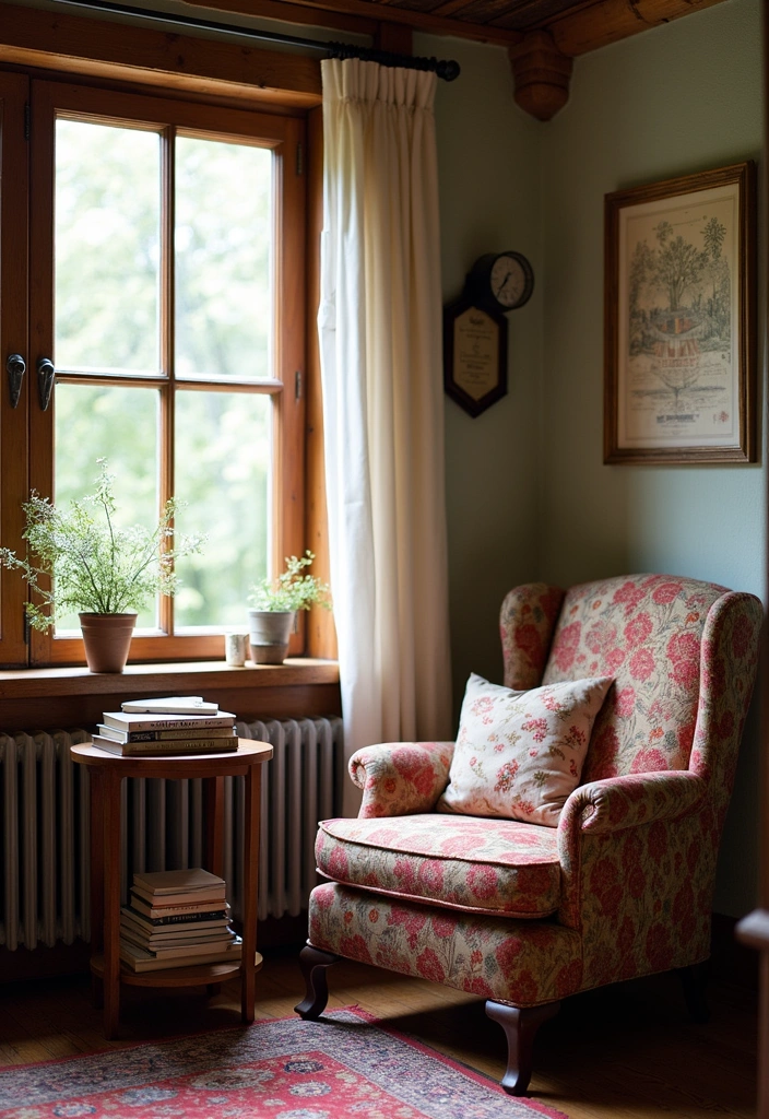 27 Rustic Bedroom Ideas: Embrace the Cozy Farmhouse Aesthetic - 10. Cozy Reading Nook