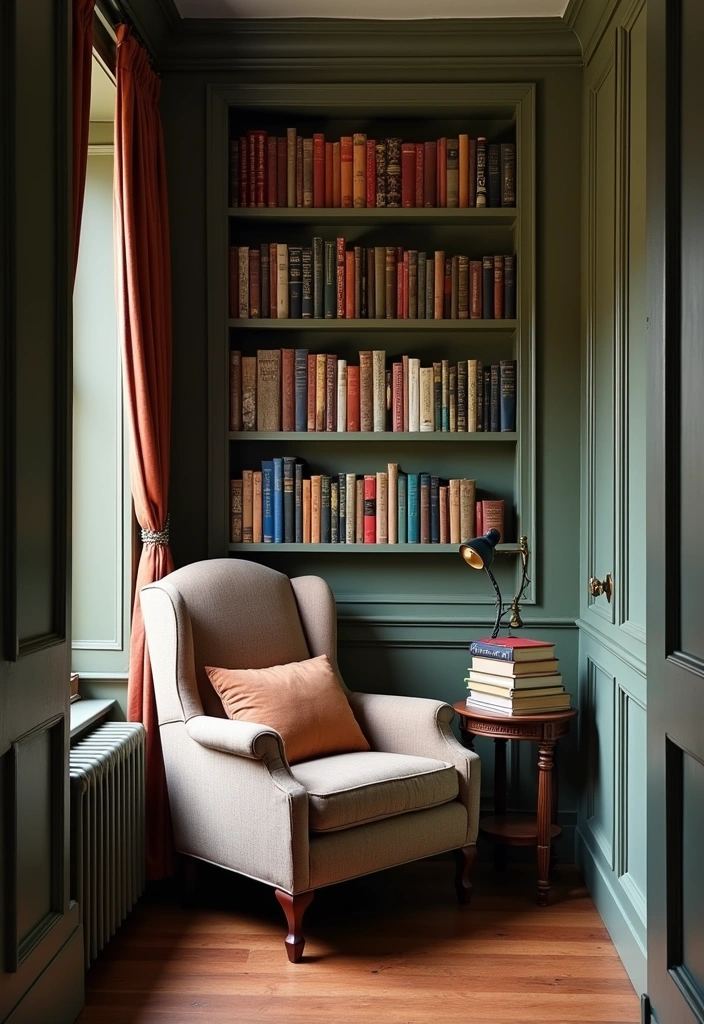 27 Stunning Victorian Hallway Ideas to Elevate Your Home Decor - 11. Cozy Reading Nooks